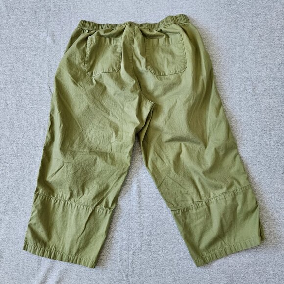 Pact Daily Twill Pants Organic Cotton Green Stretch Minimalist Casual Size XXL - Picture 8 of 8